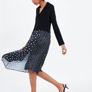 Contrast Polkadot dress